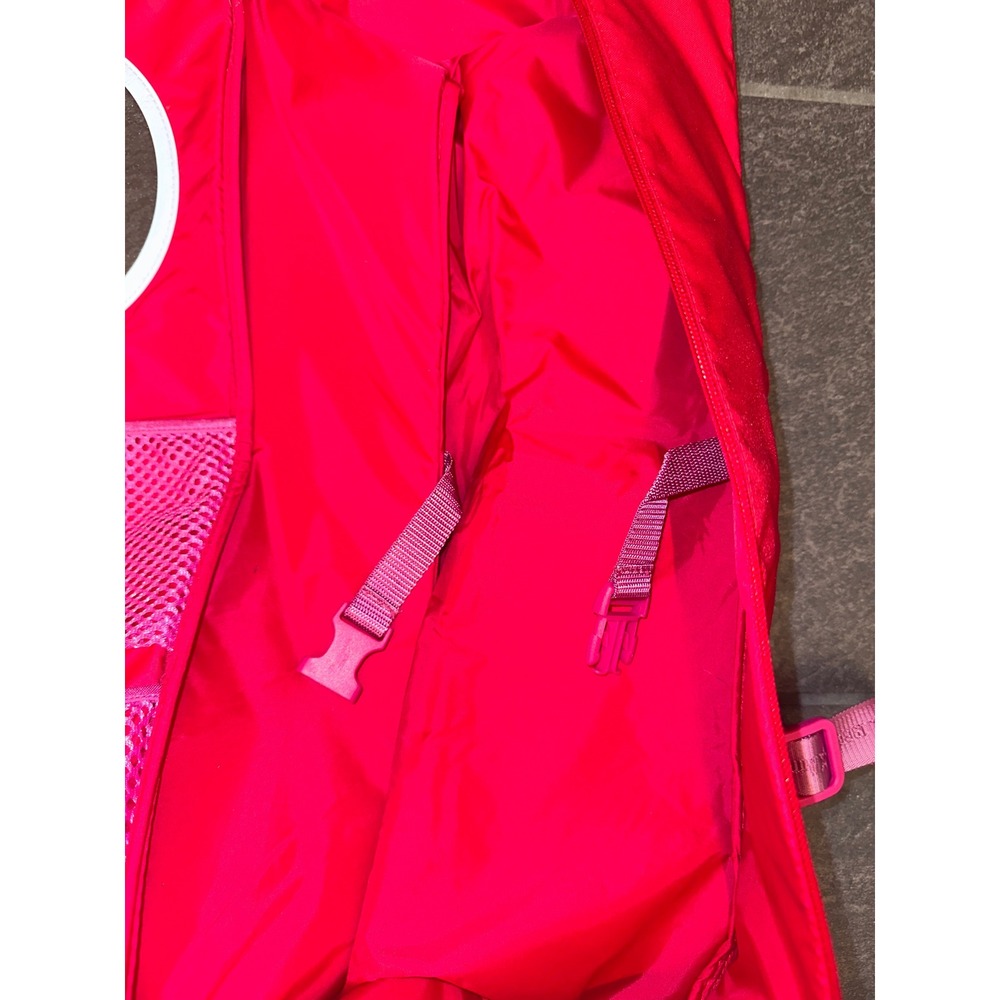 American Girl Doll Carrier Backpack Red Pink Travel Bag with Porthole Window - Picture 4 of 5